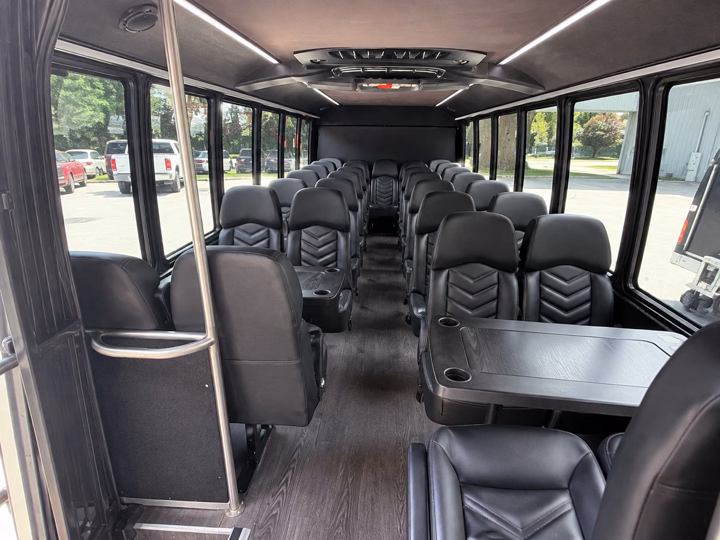 lubbock 15 passenger minibus inside