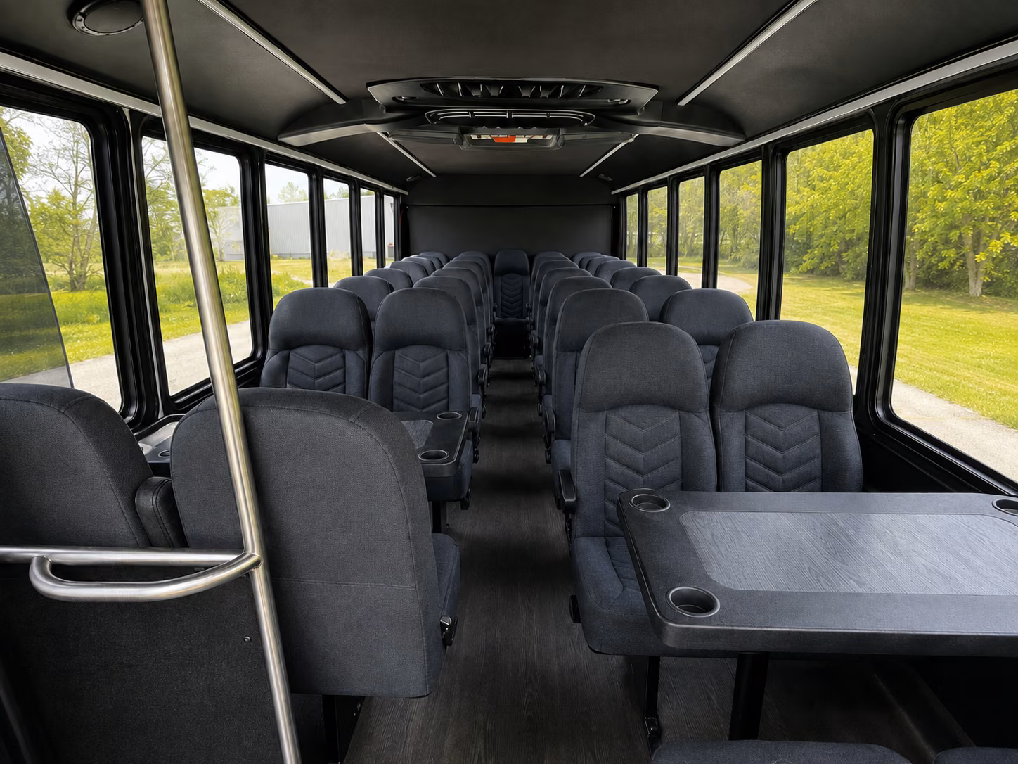 lubbock 15 passenger minibus interior
