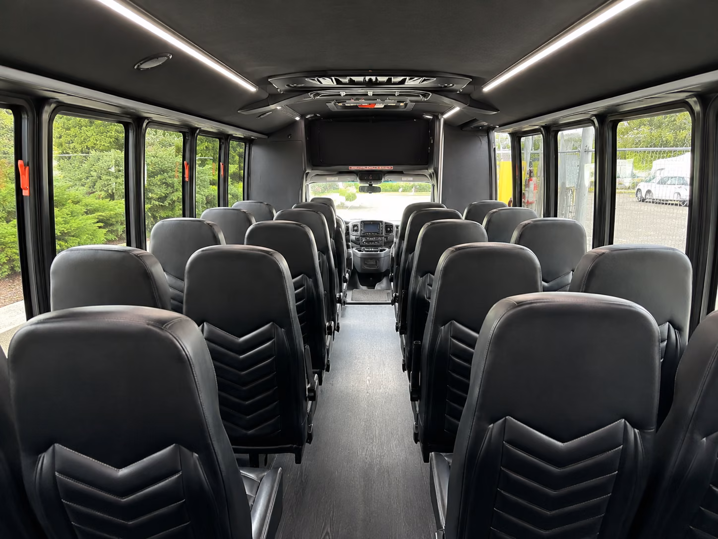 lubbock 20 passenger minibus interior