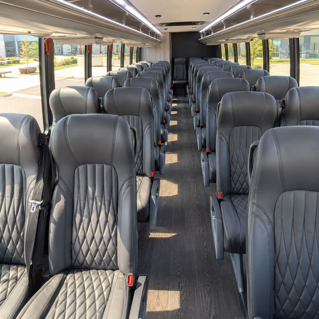 lubbock 30 passenger minibus inside