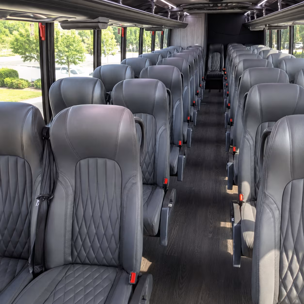 lubbock 30 passenger minibus interior