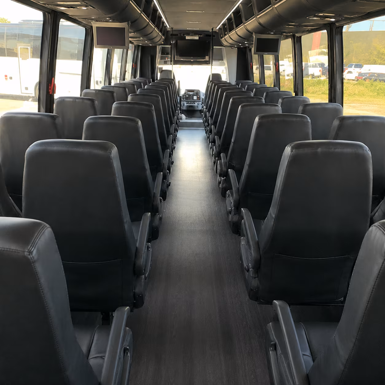 lubbock 35 passenger minibus interior
