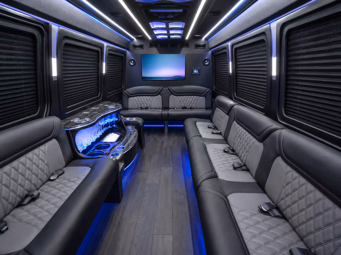lubbock sprinter limousine inside
